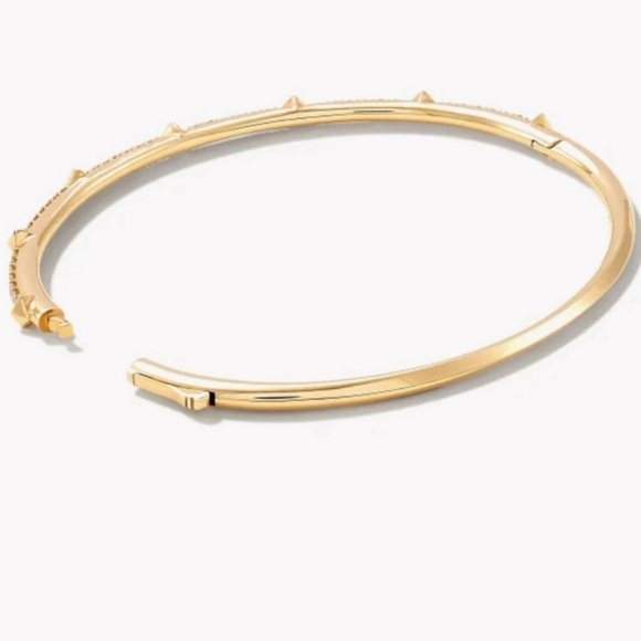 Kendra Scott Astrid 14K yellow gold and genuine diamond bracelet - Picture 3 of 7